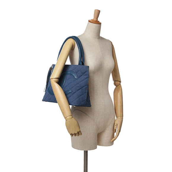 Pre-Loved Chanel Quilted Canvas and Caviar Tassel Tote - Picture 8 of 9